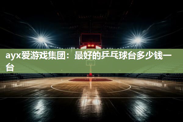 ayx爱游戏集团：最好的乒乓球台多少钱一台